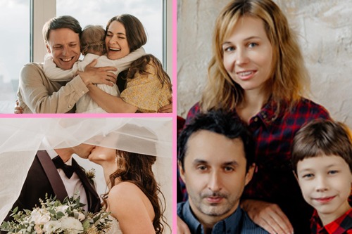 Happy international couples and families celebrating love and unity – ideal representation of successful UK spouse visa journeys.